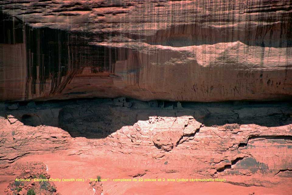 chinle canyon de chelly - first ruin (south rim)